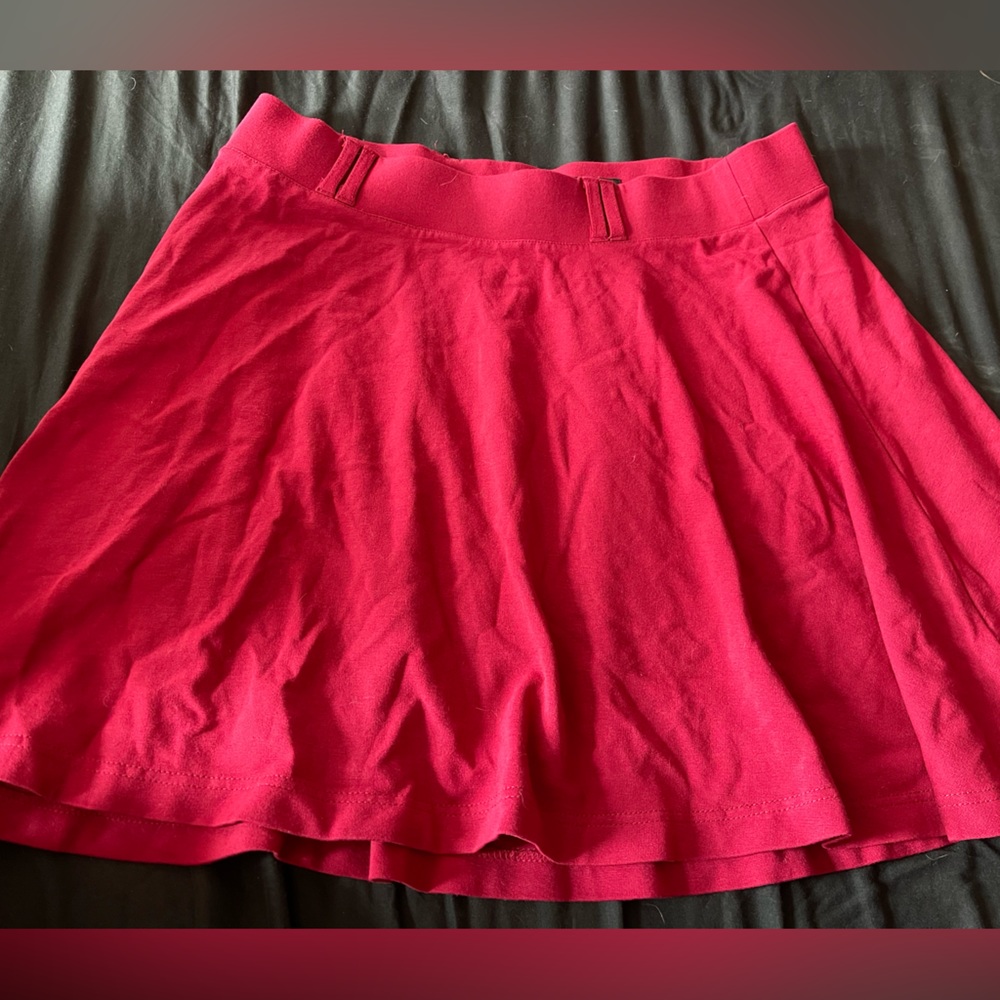 Torrid Burgundy Skater Skirt. Looks pink in photos but deeper purple. Size 0